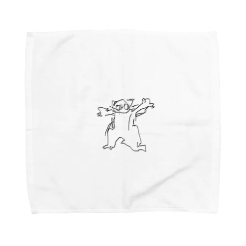 ねこちゃん２ Towel Handkerchief