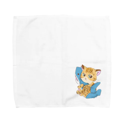 サメ好き猫さん Towel Handkerchief