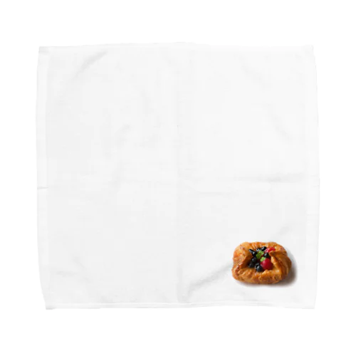 ブルーベリーとイチゴのデニッシュ Towel Handkerchief