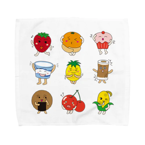 おやつたーべよ Towel Handkerchief