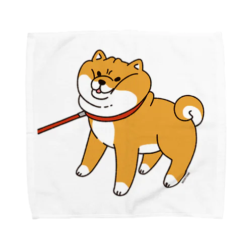 散歩から帰りたくない柴犬 Towel Handkerchief