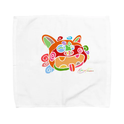 スマイルシーサー Towel Handkerchief