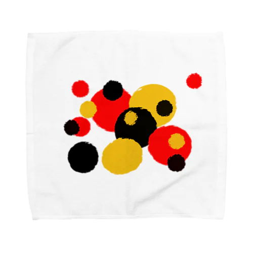 赤黄黒のリズム Towel Handkerchief