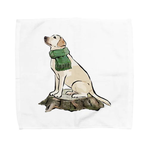 マフラー犬　ラブラドルレトリバー Towel Handkerchief
