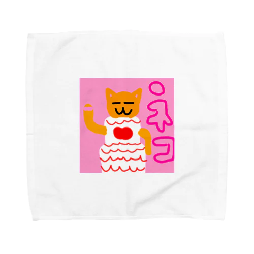 ドレスの猫 Towel Handkerchief