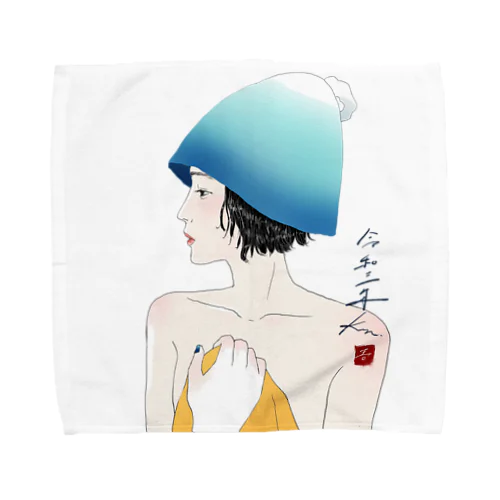 令和美人画 Towel Handkerchief