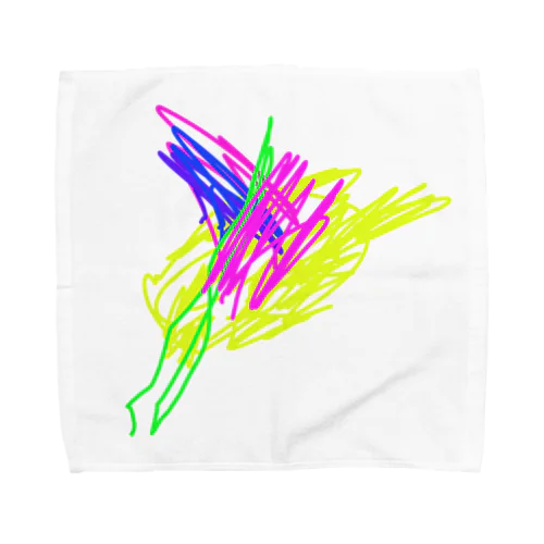 りちゃ画伯のお絵描き02 Towel Handkerchief