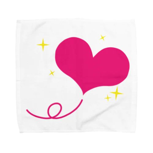 かわいいハートキラキラ Towel Handkerchief