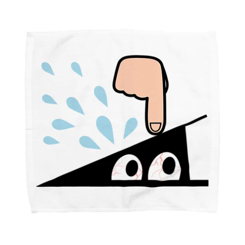 押されるスリスリくん Towel Handkerchief