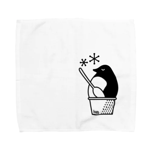 ひんやり涼しいおいしいペンギン Towel Handkerchief