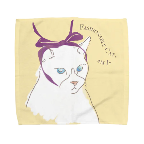 Fashionable CAT Towel Handkerchief