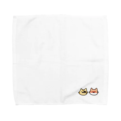 ニコイチ・おめかしにゃんこ Towel Handkerchief