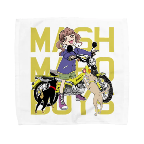 マシュマロバイク女子 Towel Handkerchief