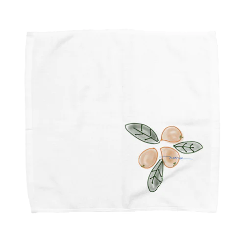 びわ〜音羽愛名碧デザイン Towel Handkerchief