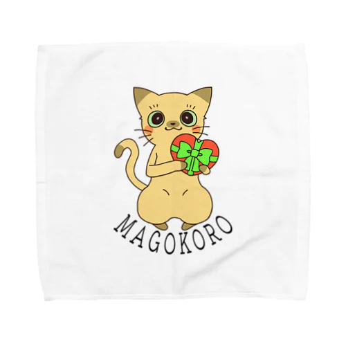 まごころねこちゃん Towel Handkerchief