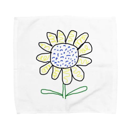 庭のひまわり Towel Handkerchief