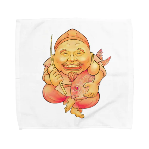 えびすさん総天然色 Towel Handkerchief