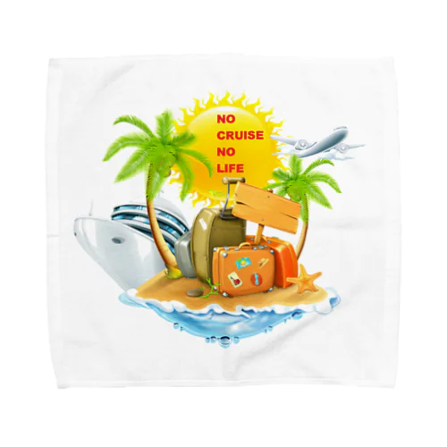 NO CRUISE NO LIFE Towel Handkerchief