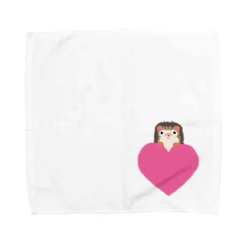 ハートはりー　オリジナル　ハリネズミ Towel Handkerchief