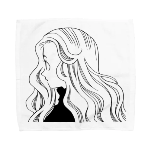 みつめる横顔 Towel Handkerchief