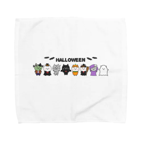 Halloween🎃ねこさん Towel Handkerchief