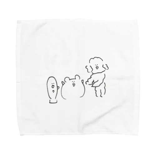 きゅーちゃんキマちゃんマミちゃん Towel Handkerchief
