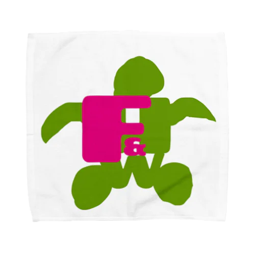 Hello world and Friend ロゴマーク亀 Towel Handkerchief