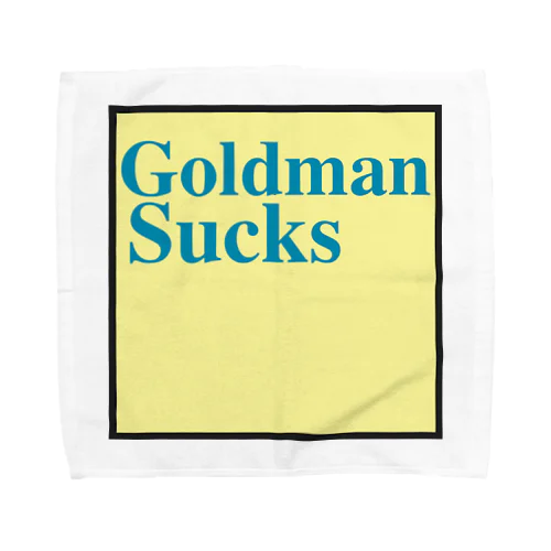 GoldmanSucks タオルハンカチ