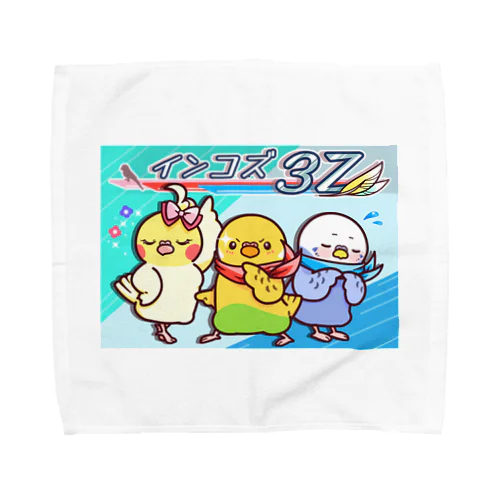 かっこいんこマン３Z Towel Handkerchief