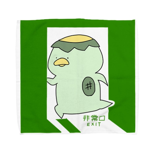 非常口だにえる Towel Handkerchief