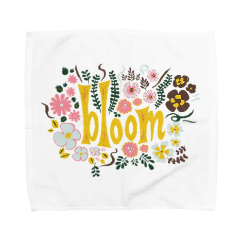 🌸 満開の花束（イエロー） Towel Handkerchief