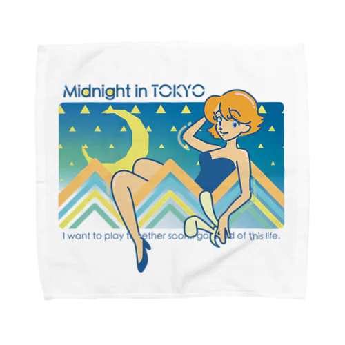 月夜のバニーちゃん２ Towel Handkerchief