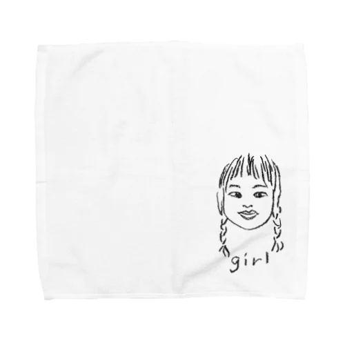 girl Towel Handkerchief