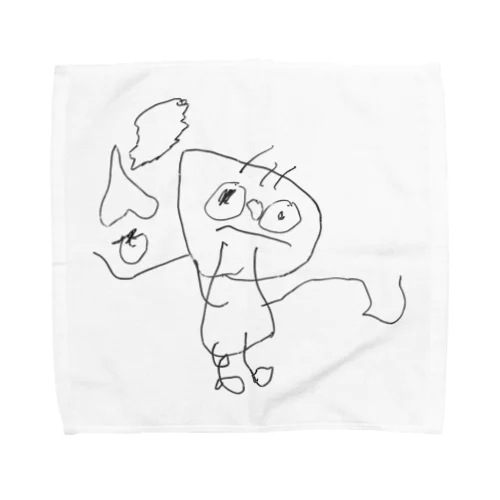 娘イラスト「ミニトマトちゃん」 Towel Handkerchief