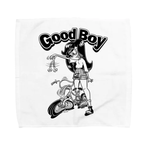 "Good Boy" タオルハンカチ