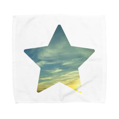 朝の星空 Towel Handkerchief