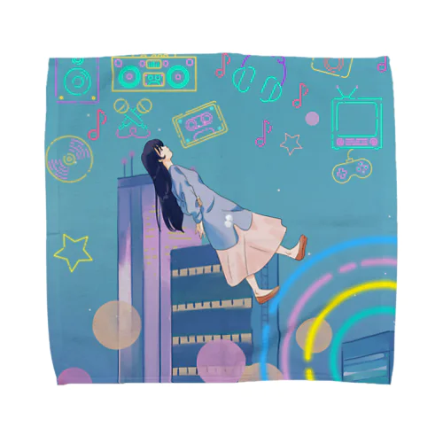 momo_emi2021 秋 Towel Handkerchief