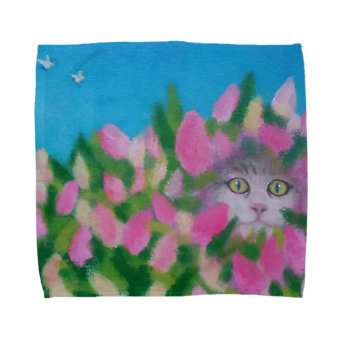 花の中から Towel Handkerchief