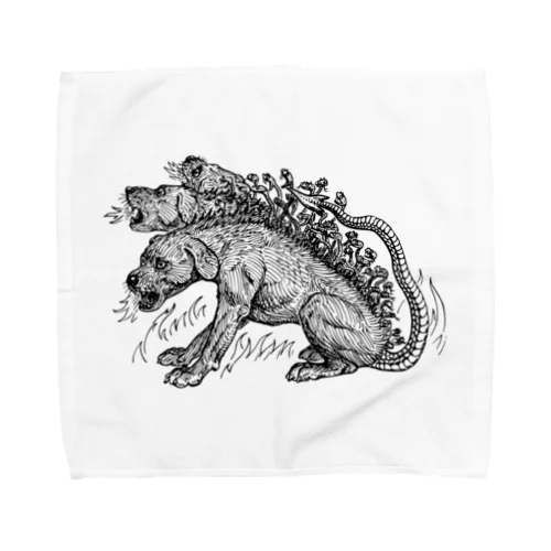 ケルベロス犬ギリシャ神話 Towel Handkerchief