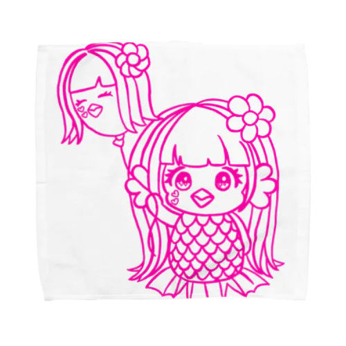 ミハビエ💖ピンク💖 Towel Handkerchief