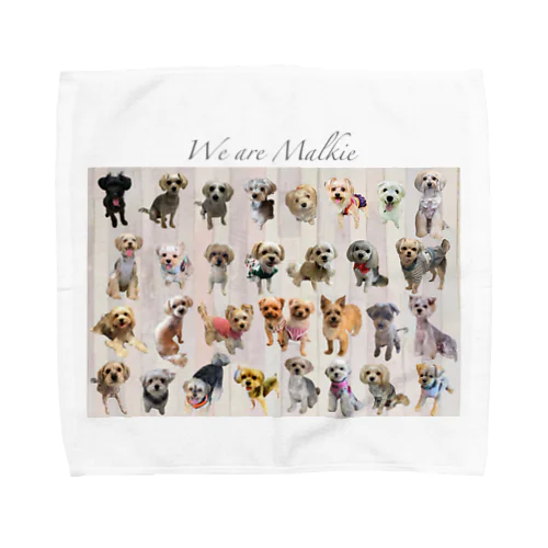 We are Malkie  Lサイズ Towel Handkerchief