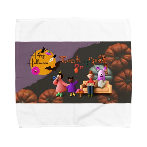 Happy Halloween #05 Towel Handkerchief