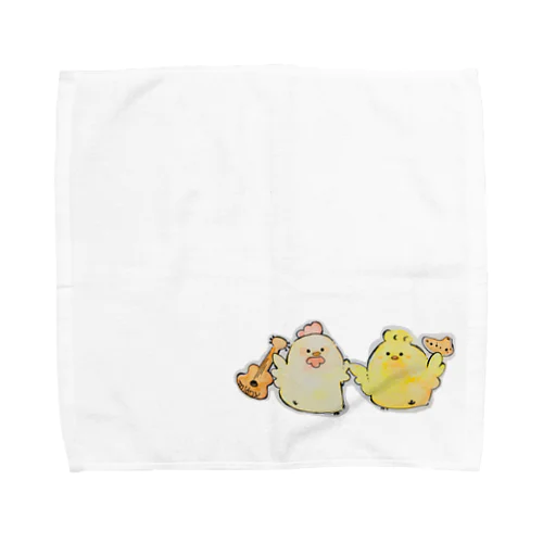 ぴよとこっこさん Towel Handkerchief