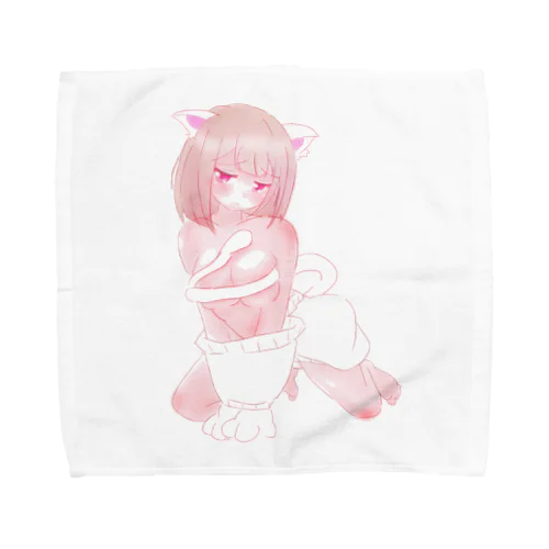 ねこみみちゃん Towel Handkerchief