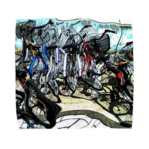 自転車ドミノ Towel Handkerchief