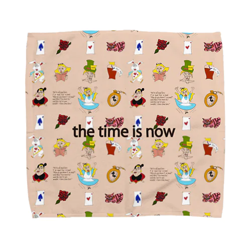 the time is nowシリーズ Towel Handkerchief