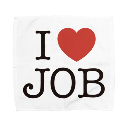 I LOVE JOB Towel Handkerchief