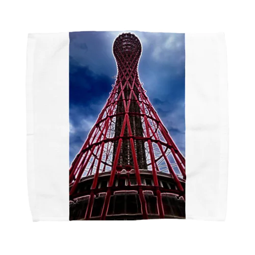 ポートタワー（鉄塔の美女） Towel Handkerchief