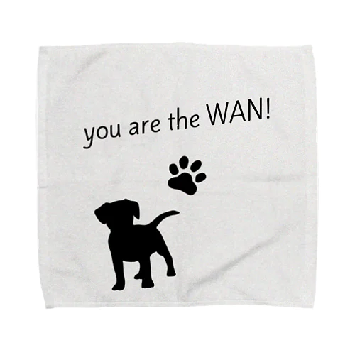 オンリーワン(WAN！)の犬好きアイテム Towel Handkerchief