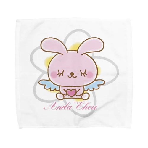 天使のうさぎハピバニちゃん Towel Handkerchief